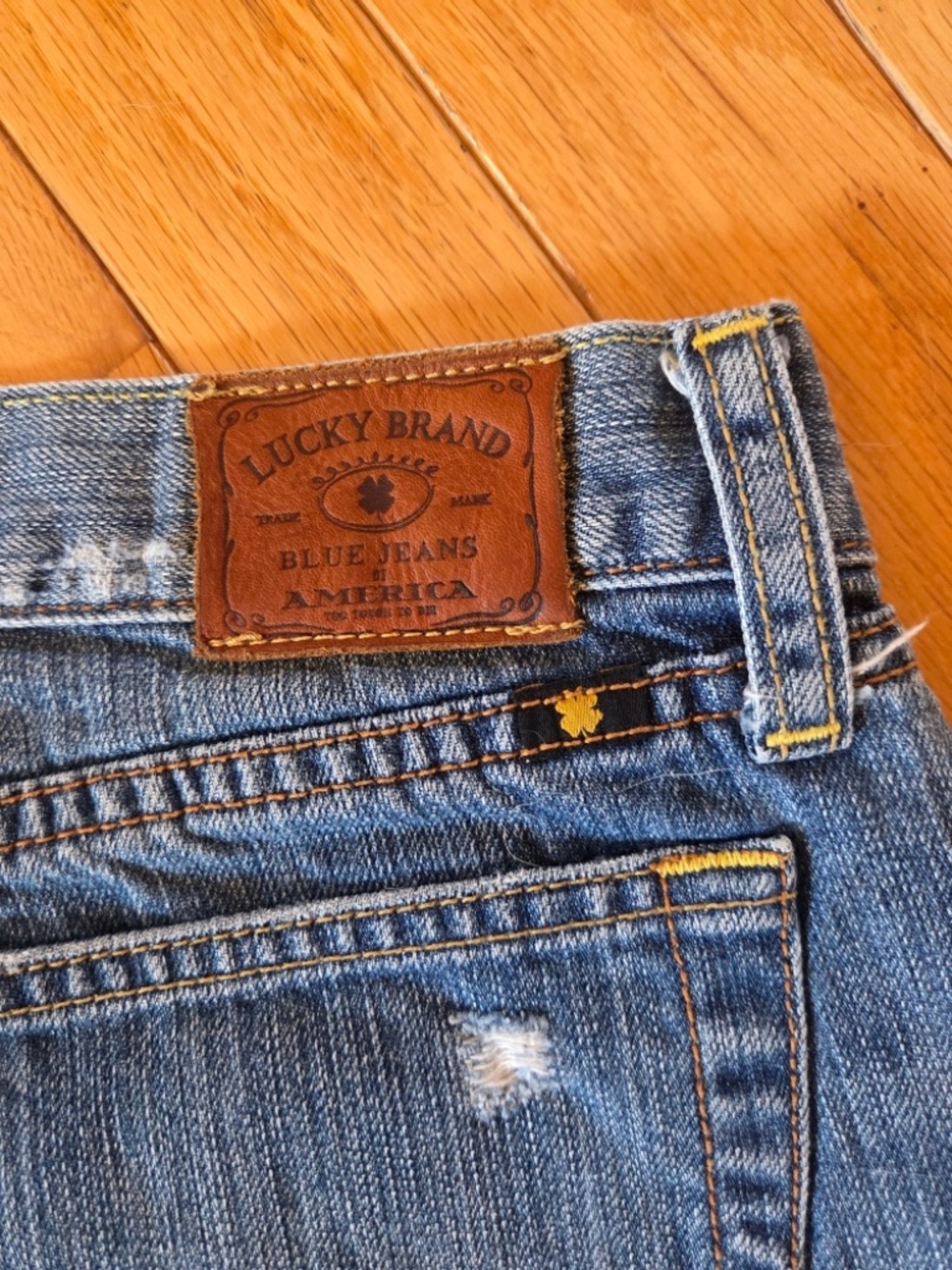 Womens Lucky Brand Denim Jean Shorts Size 4 / 27